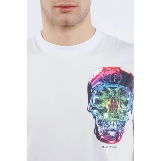 Philipp Plein T-shirt | Round Neck SS Glass Skull | Regular Fit XXXL okazyjna cena Gomez Fashion Store