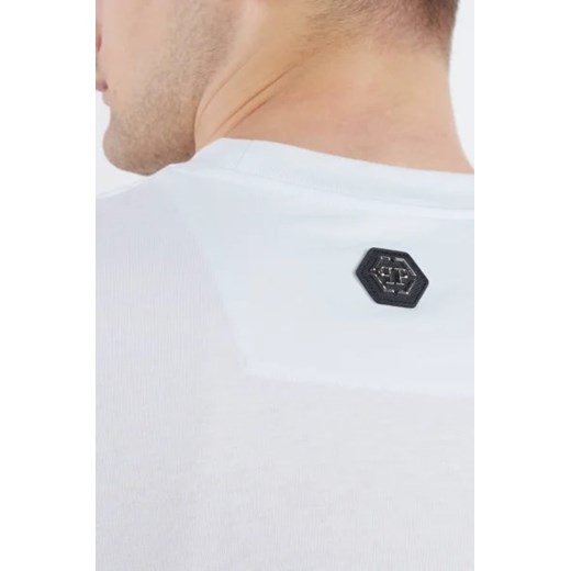 Philipp Plein T-shirt | Round Neck SS Glass Skull | Regular Fit XL okazyjna cena Gomez Fashion Store