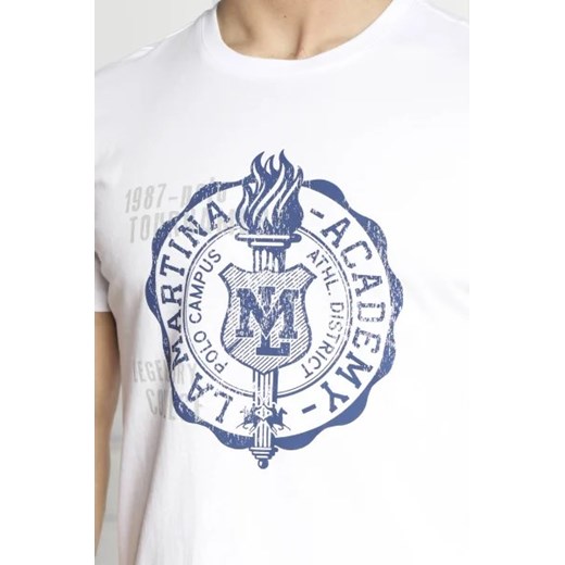 T-shirt męski La Martina z krótkim rękawem młodzieżowy bawełniany 