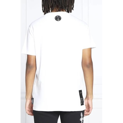 T-shirt męski Plein Sport w nadruki z krótkim rękawem