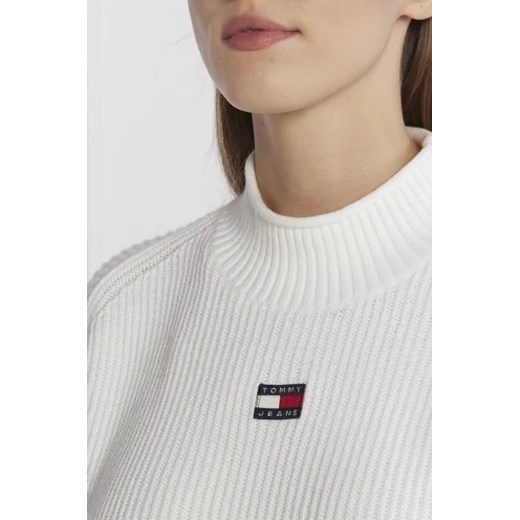 Sweter damski Tommy Jeans z okrągłym dekoltem