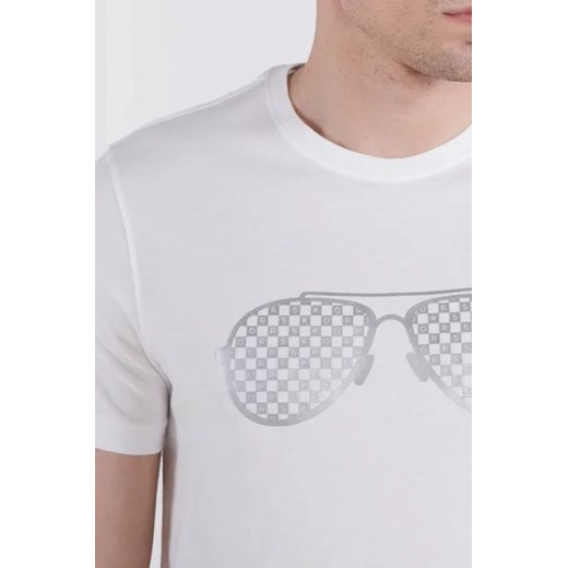 Michael Kors T-shirt CHECKER AVIATOR | Regular Fit Michael Kors XL wyprzedaż Gomez Fashion Store