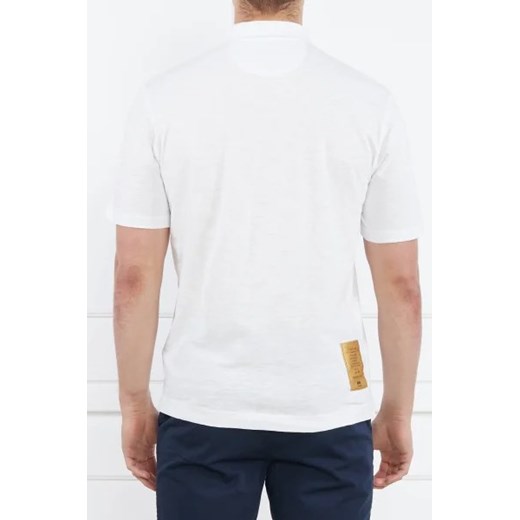 T-shirt męski La Martina biały na wiosnę casual 