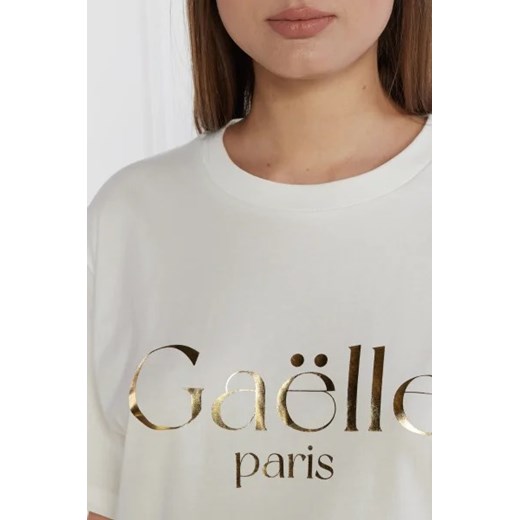 Bluzka damska Gaëlle Paris z okrągłym dekoltem 