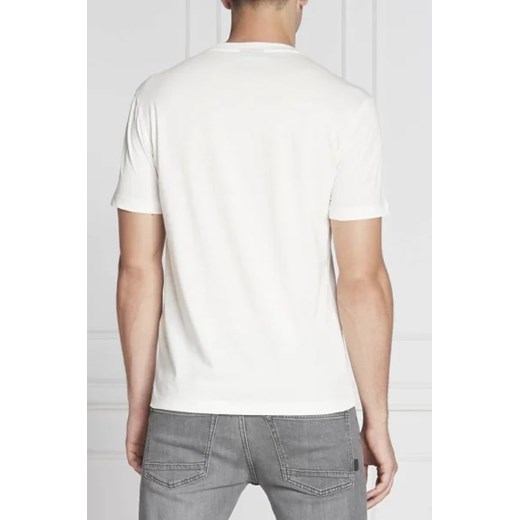 T-shirt męski Emporio Armani z krótkim rękawem z napisami
