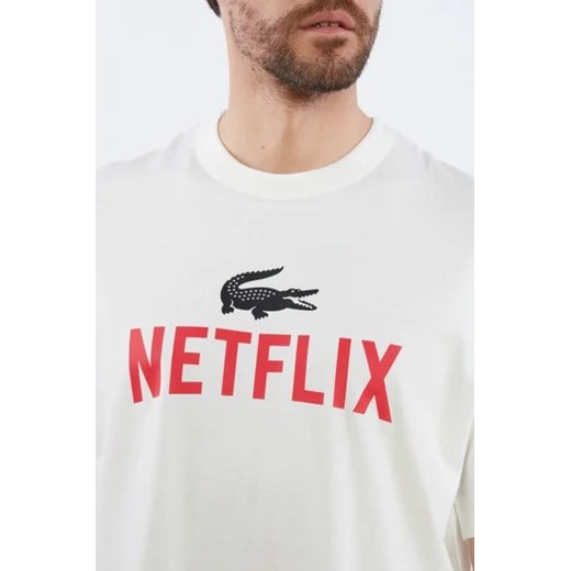 T-shirt męski Lacoste z krótkim rękawem