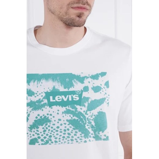 Biały t-shirt męski Levi's z krótkim rękawem 