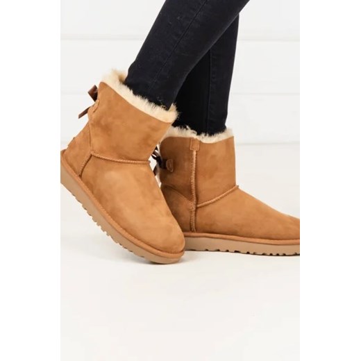 UGG Skórzane śniegowce mini bailey bow II 39 Gomez Fashion Store