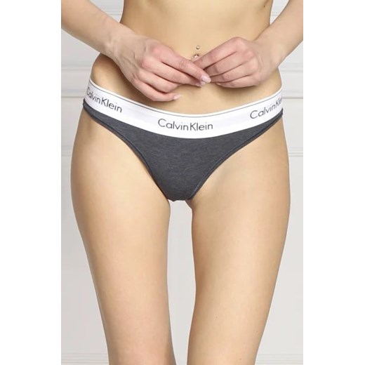 Czarne majtki damskie Calvin Klein Underwear z napisami