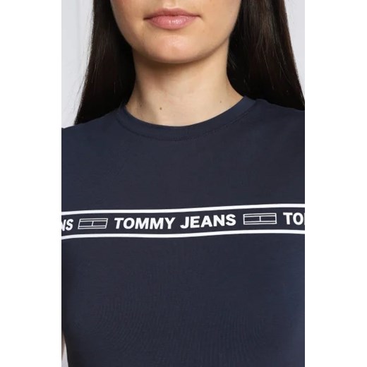 Granatowe body damskie Tommy Jeans 