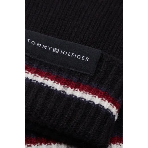 Tommy Hilfiger Rękawiczki CORPORATE KNIT | z dodatkiem wełny Tommy Hilfiger Uniwersalny Gomez Fashion Store