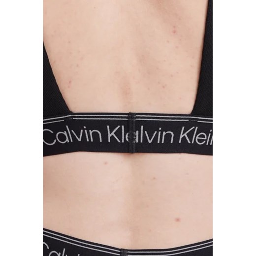 Biustonosz Calvin Klein czarny z elastanu 