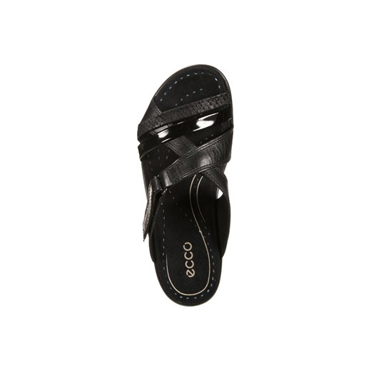 ecco BABETT Klapki black zalando czarny na obcasie