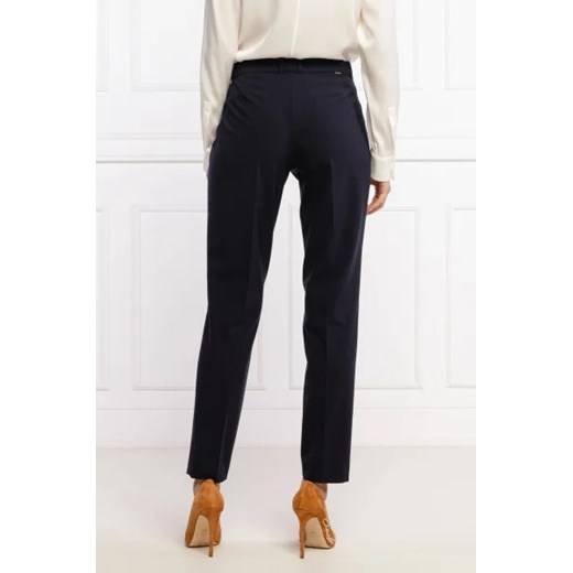 BOSS Wełniane spodnie Tiluna | Regular Fit 34 promocyjna cena Gomez Fashion Store