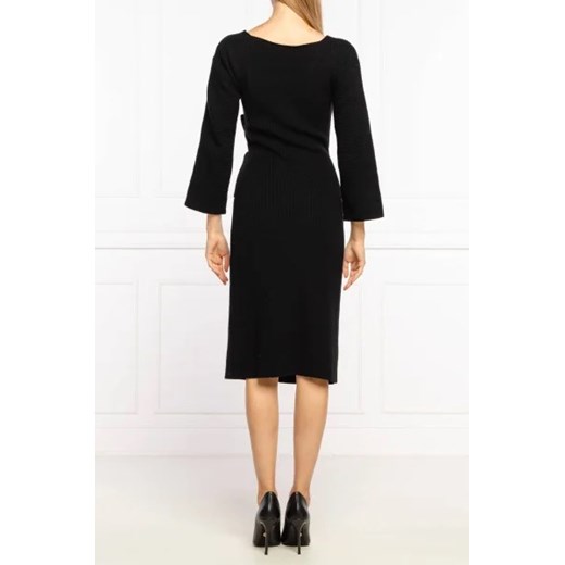 Sukienka Emporio Armani wełniana midi