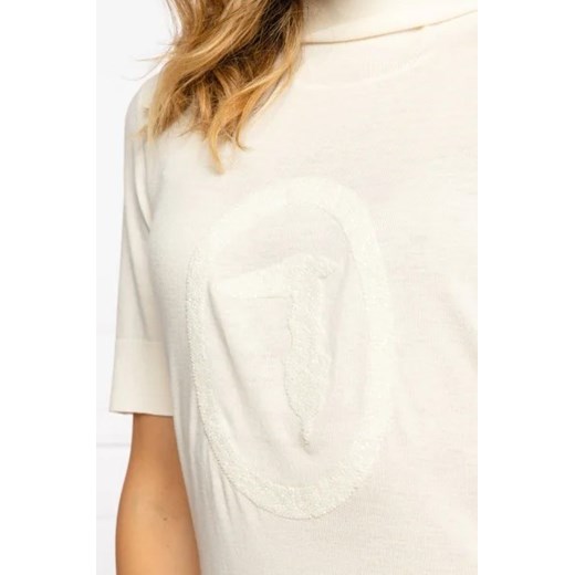 Trussardi Sweter | Slim Fit Trussardi XS promocja Gomez Fashion Store