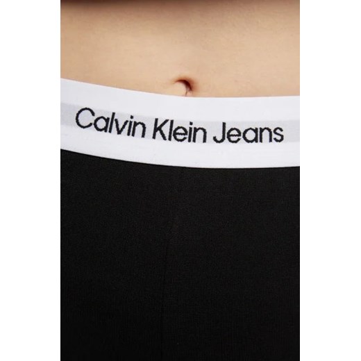 Spodnie damskie Calvin Klein z poliamidu 