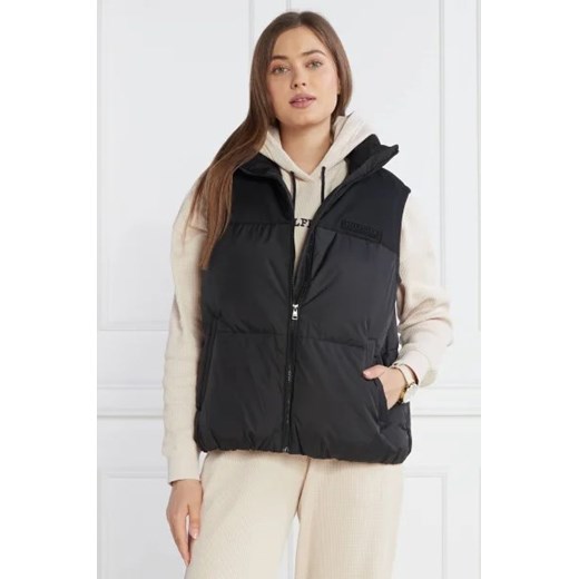Kamizelka damska czarna Tommy Hilfiger z poliamidu 