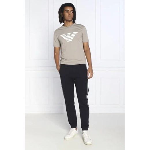 Spodnie męskie Emporio Armani bawełniane w sportowym stylu