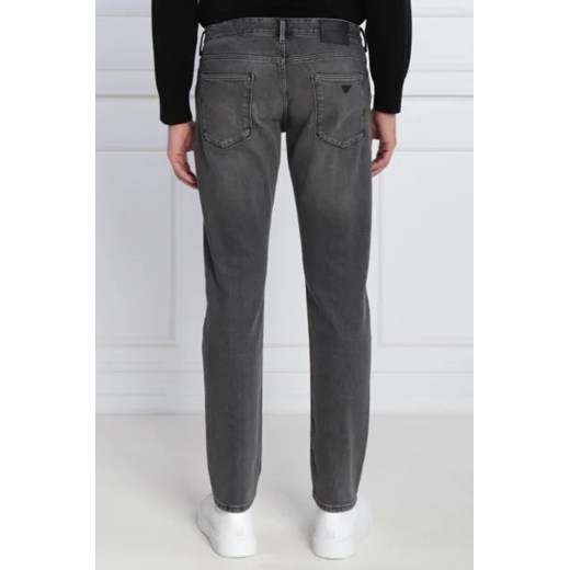 Jeansy męskie Emporio Armani bawełniane na wiosnę