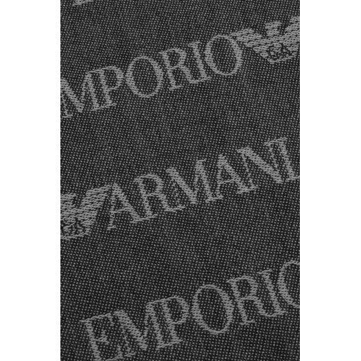 Emporio Armani Dwustronny szal 43X185 W | z dodatkiem wełny Emporio Armani Uniwersalny Gomez Fashion Store