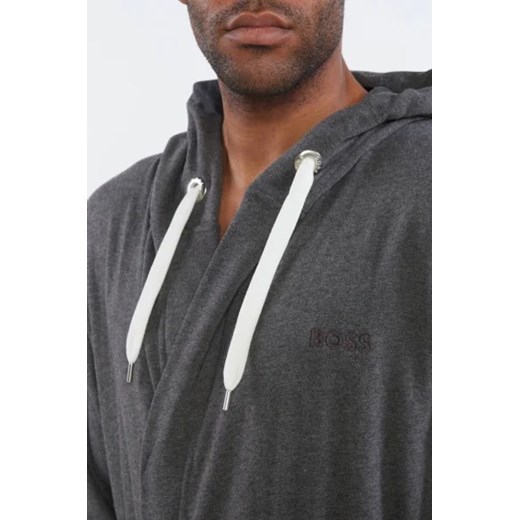 BOSS BLACK Szlafrok BOSS-SEN Charcoa | Relaxed fit M promocyjna cena Gomez Fashion Store