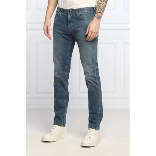 Jeansy męskie Emporio Armani na wiosnę