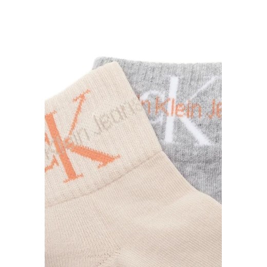 CALVIN KLEIN JEANS Skarpety 2-pack CKJ QUARTER Uniwersalny Gomez Fashion Store