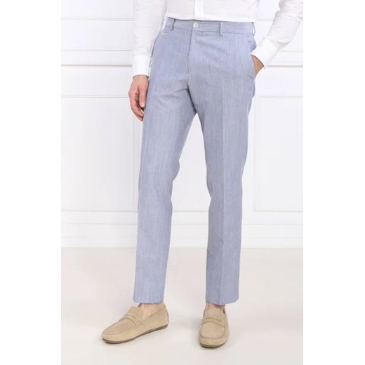 BOSS BLACK Spodnie H-Genius-224 | Slim Fit | z dodatkiem wełny 46 wyprzedaż Gomez Fashion Store