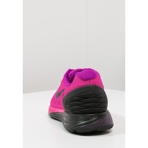 Nike Performance LUNARGLIDE 6 Obuwie do biegania Amortyzacja fuchsia flash/black/pink pow zalando rozowy zapinane