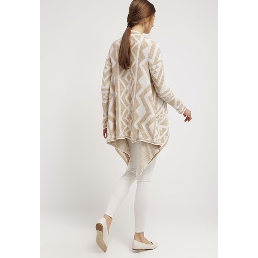 Oasis AZTEC Kardigan camel zalando bezowy kardigan