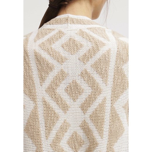 Oasis AZTEC Kardigan camel zalando zielony materiałowe