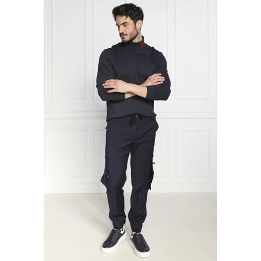 Les Hommes Wełniane spodnie cargo | Regular Fit Les Hommes 50 wyprzedaż Gomez Fashion Store