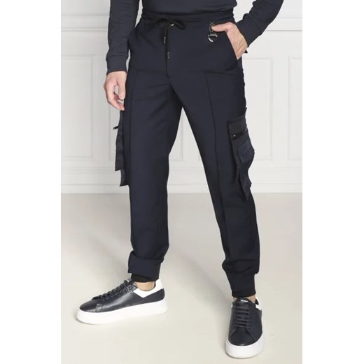 Les Hommes Wełniane spodnie cargo | Regular Fit Les Hommes 54 okazja Gomez Fashion Store