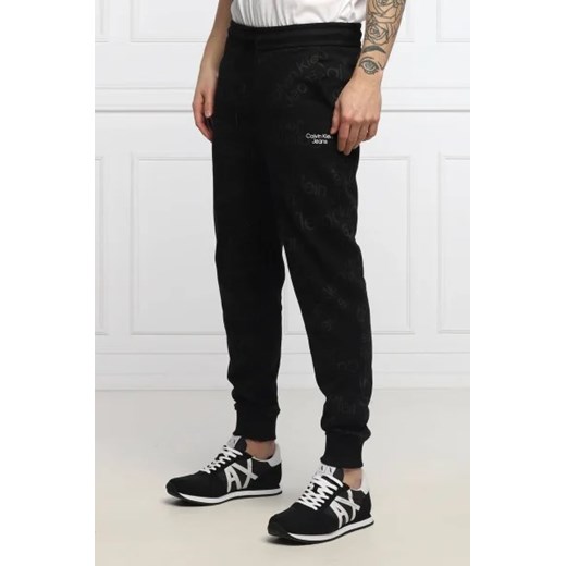 Spodnie męskie czarne Calvin Klein sportowe