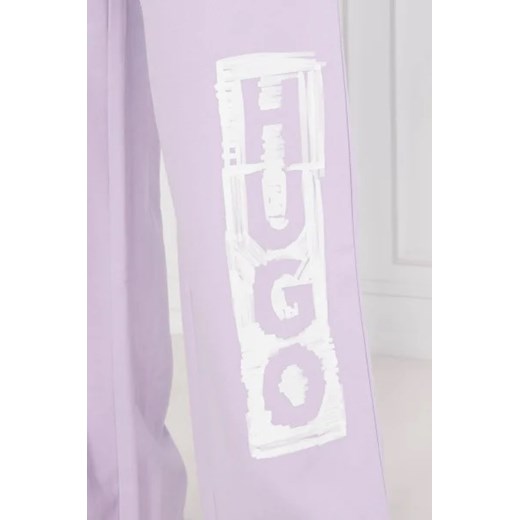 HUGO Spodnie dresowe Nasuede | Loose fit XS Gomez Fashion Store
