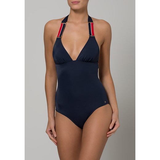 Tommy Hilfiger TRIANGLE Kostium kąpielowy core navy zalando brazowy Odzież