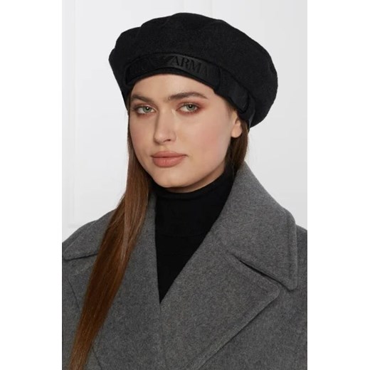 Emporio Armani Beret BASQUE | z dodatkiem wełny Emporio Armani 56 Gomez Fashion Store