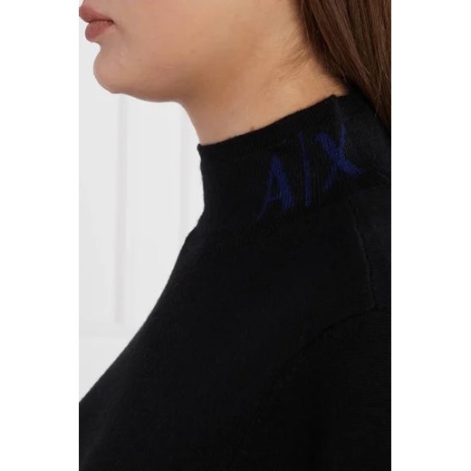 Armani Exchange Sweter | Regular Fit | z dodatkiem wełny Armani Exchange S Gomez Fashion Store