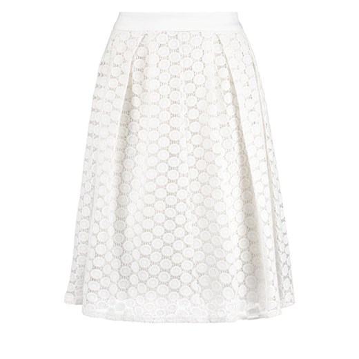 mint&berry Spódnica plisowana white zalando bialy abstrakcyjne wzory