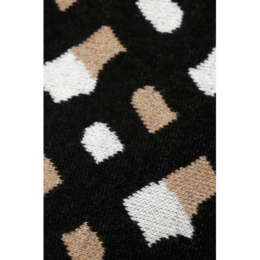 BOSS Pled MONOGRAM | z dodatkiem wełny i kaszmiru Uniwersalny Gomez Fashion Store