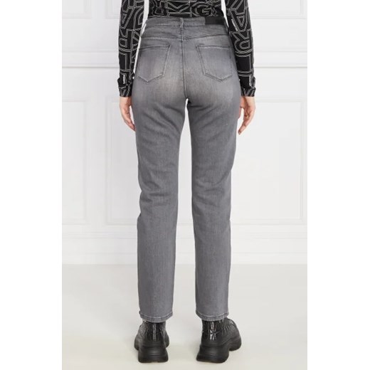 Karl Lagerfeld Jeansy rhinestone logo jeans | Straight fit Karl Lagerfeld 28 Gomez Fashion Store