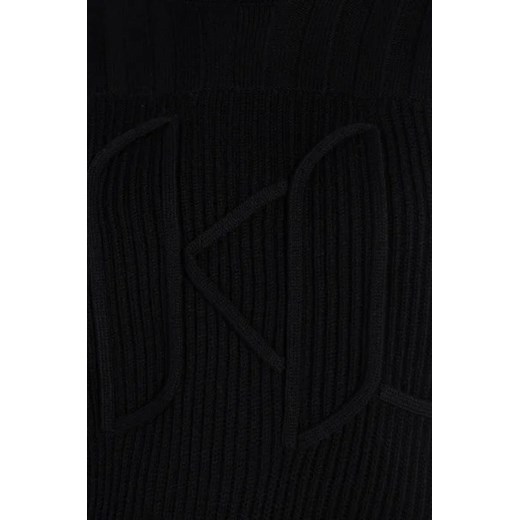 Karl Lagerfeld Sweter Chunky Soutache | Regular Fit | z dodatkiem wełny Karl Lagerfeld XL okazja Gomez Fashion Store