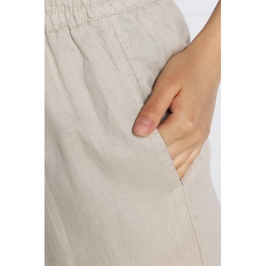 DKNY Lniane spodnie | flare fit M okazja Gomez Fashion Store