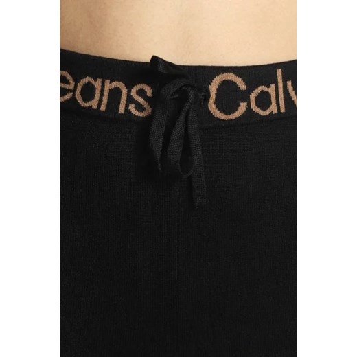 Spodnie damskie Calvin Klein z poliamidu 