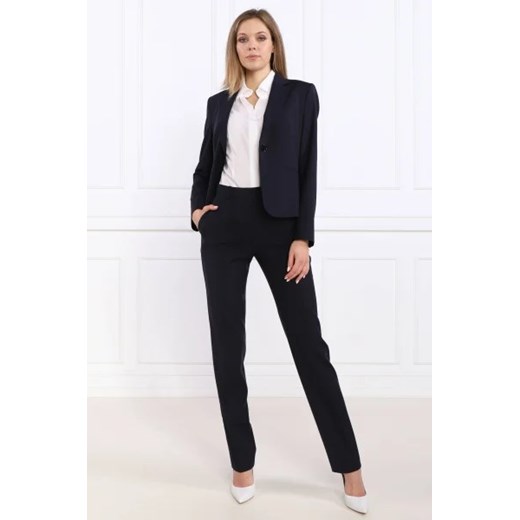 BOSS BLACK Wełniane spodnie Tameah | Slim Fit 34 okazja Gomez Fashion Store