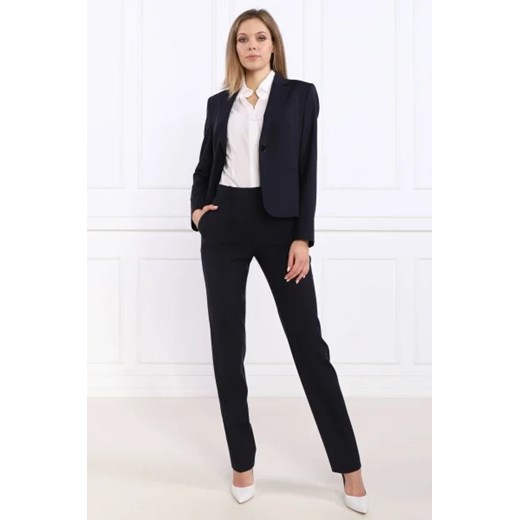 BOSS Wełniane spodnie Tameah | Slim Fit 40 Gomez Fashion Store