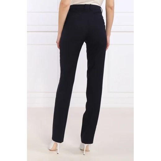 BOSS BLACK Wełniane spodnie Tameah | Slim Fit 34 promocyjna cena Gomez Fashion Store