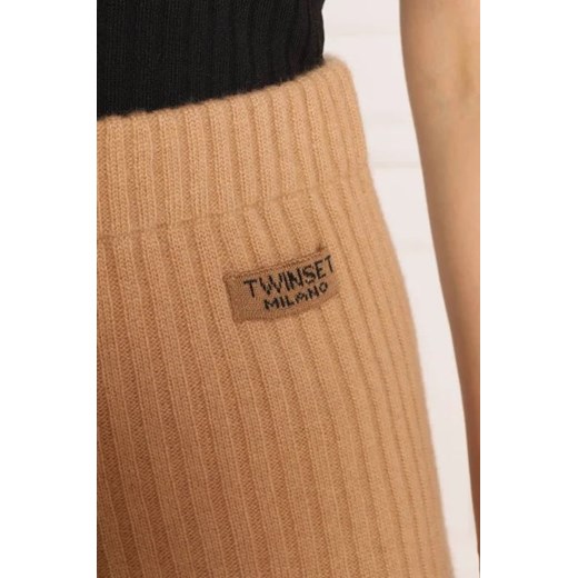 TWINSET Wełniane spodnie | Palazzo Twinset S okazyjna cena Gomez Fashion Store