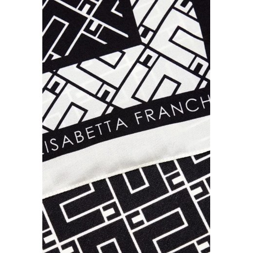 Elisabetta Franchi Jedwabna chusta Elisabetta Franchi Uniwersalny Gomez Fashion Store
